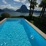 Апартаменти Attico Con Vista Panoramica Sul - Due Лугано