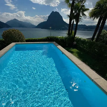 Apartamento Attico Con Vista Panoramica Sul - Due Lugano