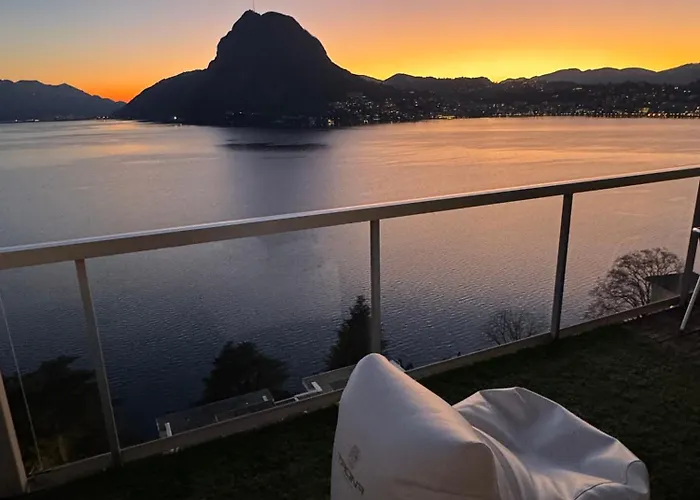 Attico Con Vista Panoramica Sul - Due Apartamento *