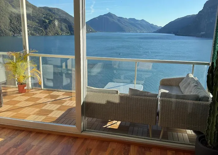 Attico Con Vista Panoramica Sul - Due * Lugano