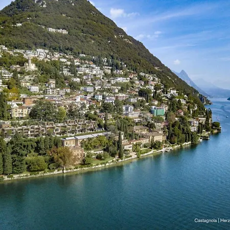 Attico Con Vista Panoramica Sul - Due Apartamento