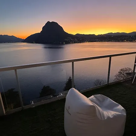 Attico Con Vista Panoramica Sul - Due Apartamento *